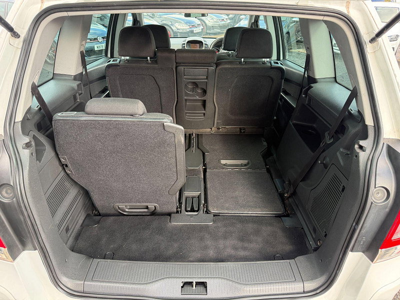 Vauxhall Zafira 1.6 16V Exclusiv Euro 5 5dr 5dr Manual 2012