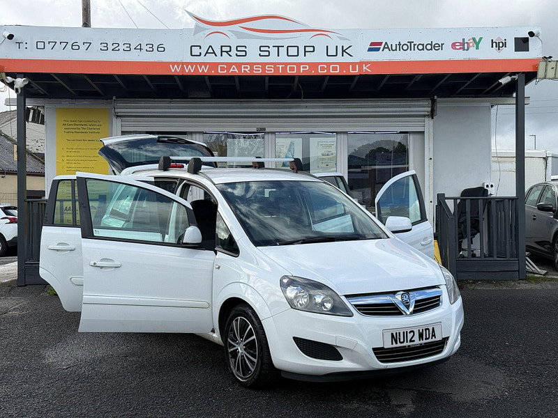 Vauxhall Zafira 1.6 16V Exclusiv Euro 5 5dr 5dr Manual 2012
