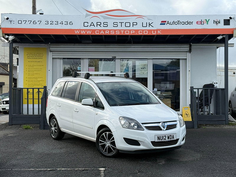 Vauxhall Zafira 1.6 16V Exclusiv Euro 5 5dr 5dr Manual 2012