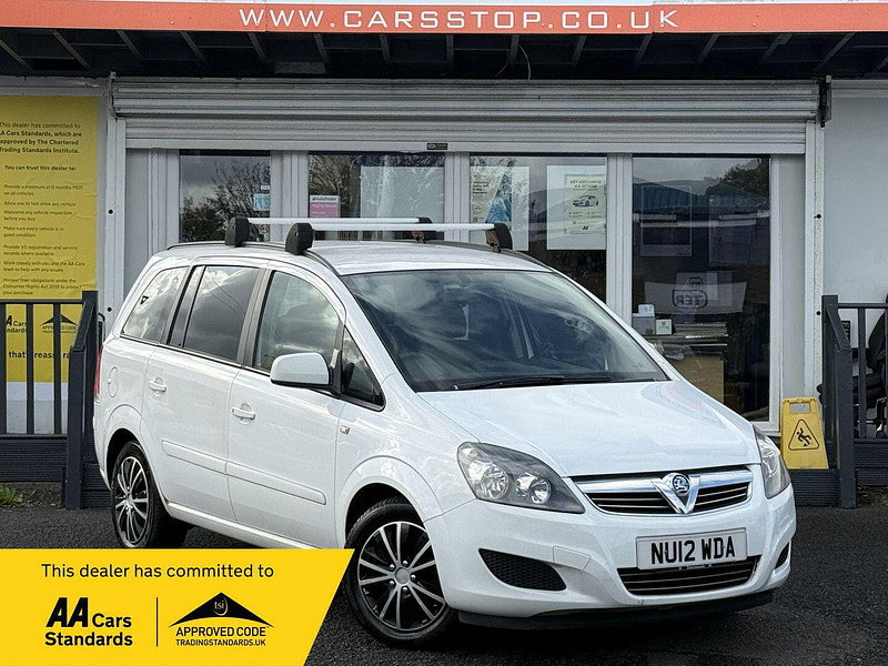 Vauxhall Zafira 1.6 16V Exclusiv Euro 5 5dr 5dr Manual 2012