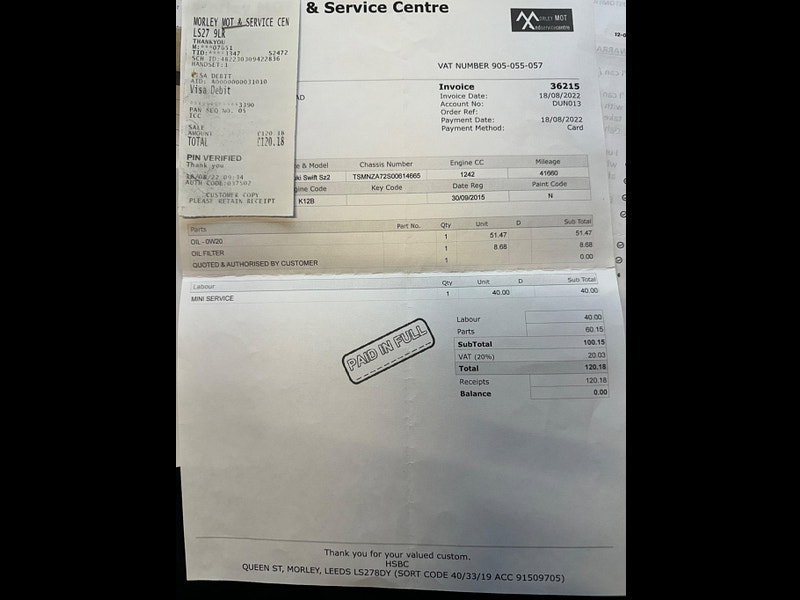Suzuki Swift 1.2 SZ2 Euro 6 3dr 3dr Manual 2026