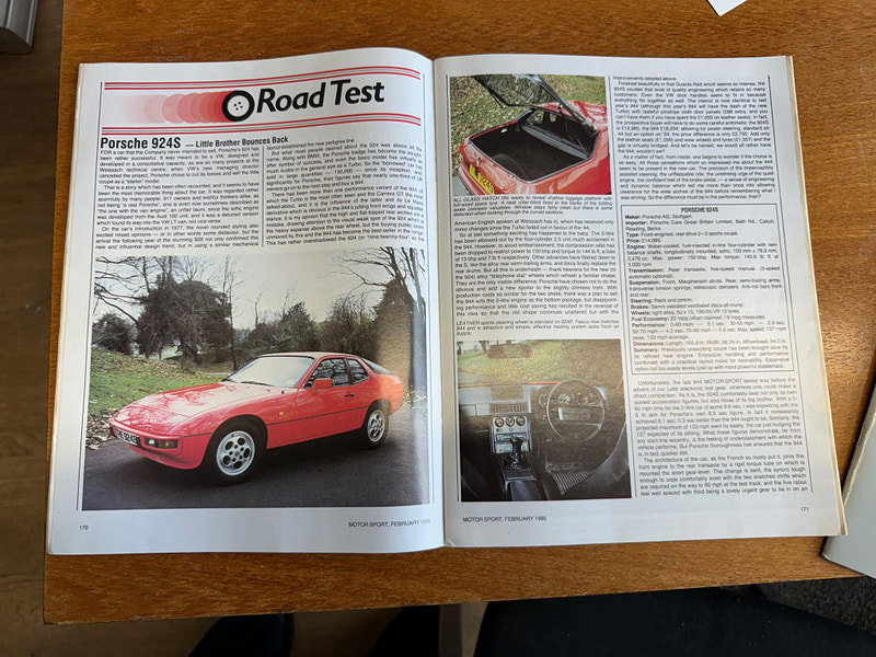 Porsche 924  2dr Manual 2026