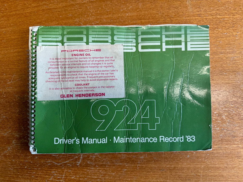 Porsche 924  2dr Manual 2026