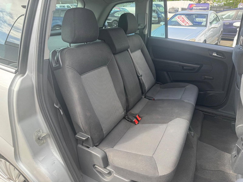 Vauxhall Zafira 1.6 16V Excite Euro 5 5dr 5dr Manual 2026