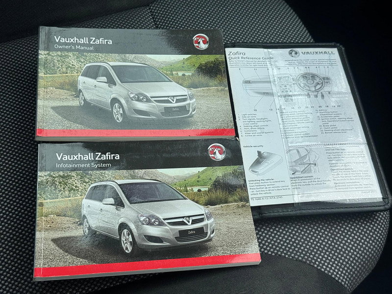 Vauxhall Zafira 1.6 16V Excite Euro 5 5dr 5dr Manual 2026