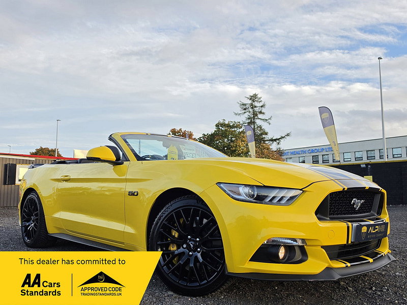 Ford Mustang 5.0 V8 GT Convertible 2dr Petrol SelShift Euro 6 (416 bhp)