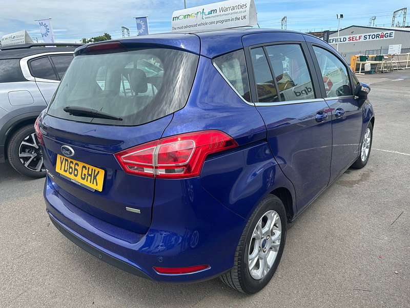 Ford B-Max 1.0T EcoBoost Zetec MPV 5dr Petrol Manual Euro 5 (100 ps) 5dr Manual 2026