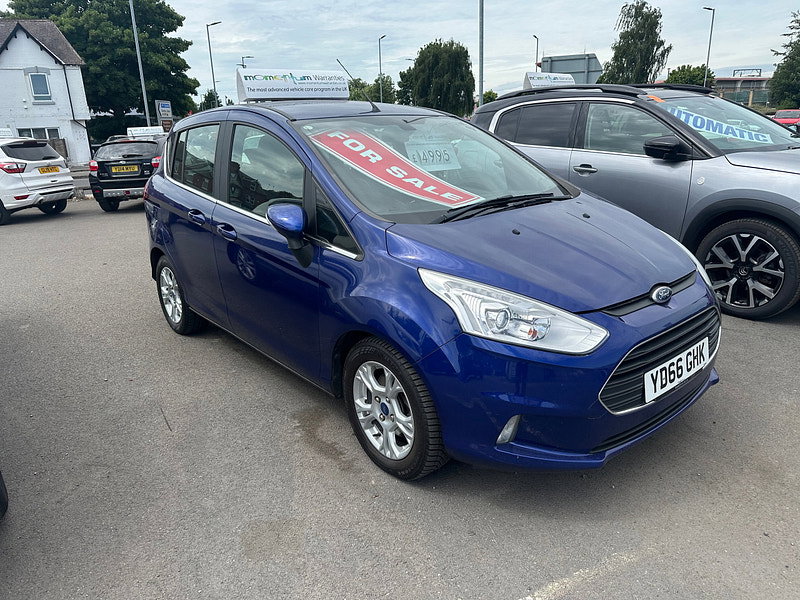 Ford B-Max 1.0T EcoBoost Zetec MPV 5dr Petrol Manual Euro 5 (100 ps) 5dr Manual 2026