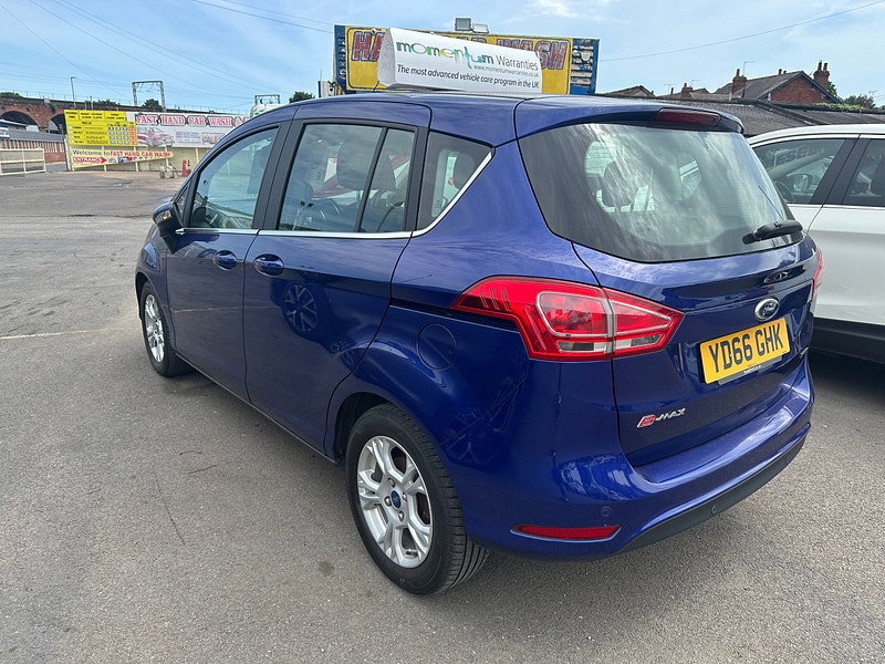 Ford B-Max 1.0T EcoBoost Zetec MPV 5dr Petrol Manual Euro 5 (100 ps) 5dr Manual 2026