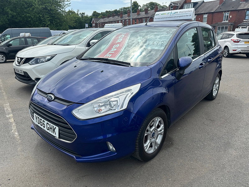 Ford B-Max 1.0T EcoBoost Zetec MPV 5dr Petrol Manual Euro 5 (100 ps) 5dr Manual 2026