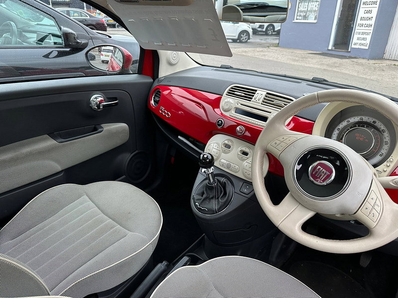 Fiat 500 0.9 TwinAir Lounge Hatchback 3dr Petrol Manual Euro 5 (s/s) (85 bhp) 3dr Manual 2026