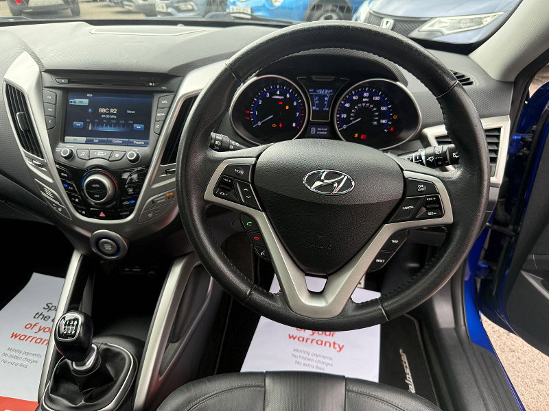 Hyundai Veloster 1.6 GDi Sport Hatchback 4dr Petrol Manual Euro 5 (140 ps) 4dr Manual 2026