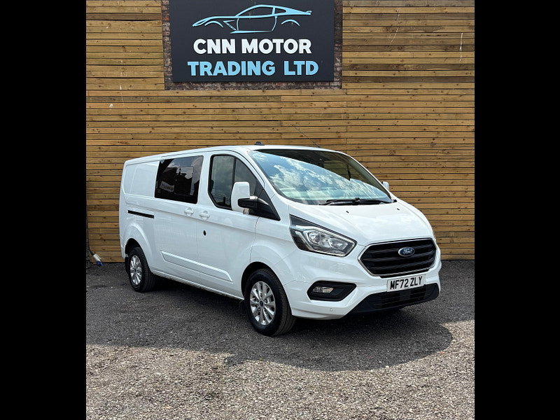 Ford Transit Custom 2.0 300 EcoBlue Limited Crew Van Double Cab 5dr Diesel Manual L2 H1 Euro 6 (s/s) (130 ps)