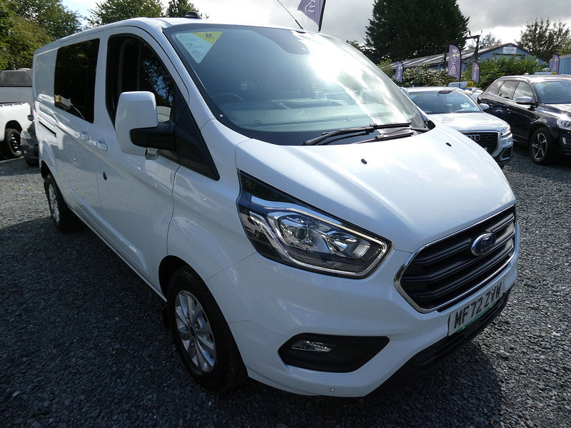 Ford Transit Custom 2.0 300 EcoBlue Limited Crew Van Double Cab 5dr Diesel Manual L2 H1 Euro 6 (s/s) (130 ps) 5dr Manual 2026