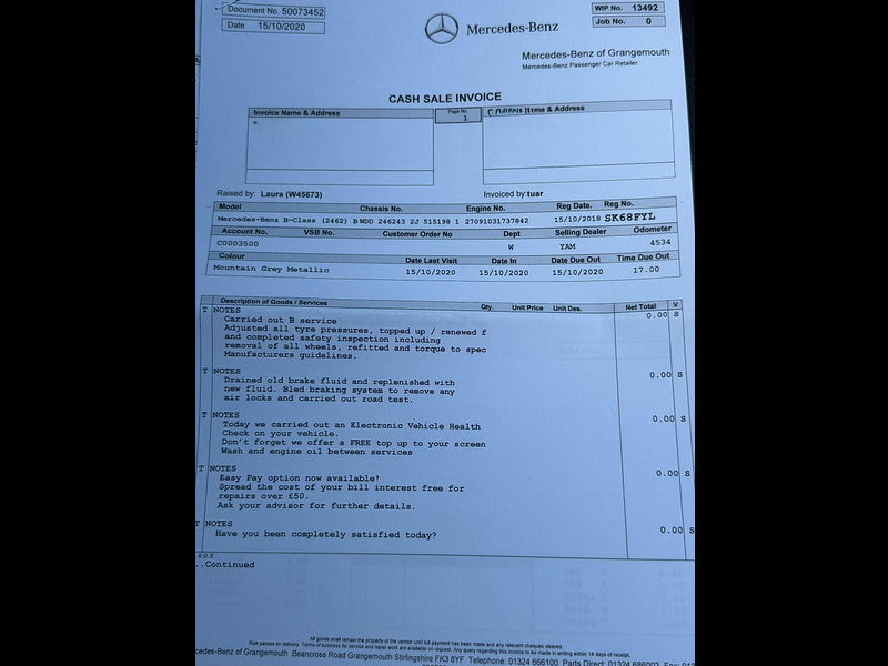 Mercedes-Benz B Class 1.6 B200 Exclusive Edition (Plus) 7G-DCT Euro 6 (s/s) 5dr 5dr Automatic 2026