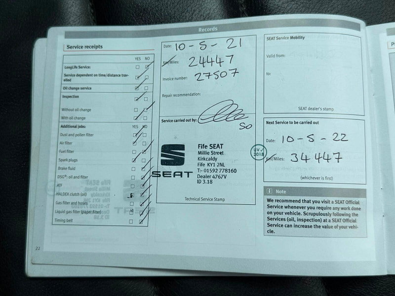 Seat Ateca 1.4 EcoTSI XCELLENCE Euro 6 (s/s) 5dr 5dr Manual 2026