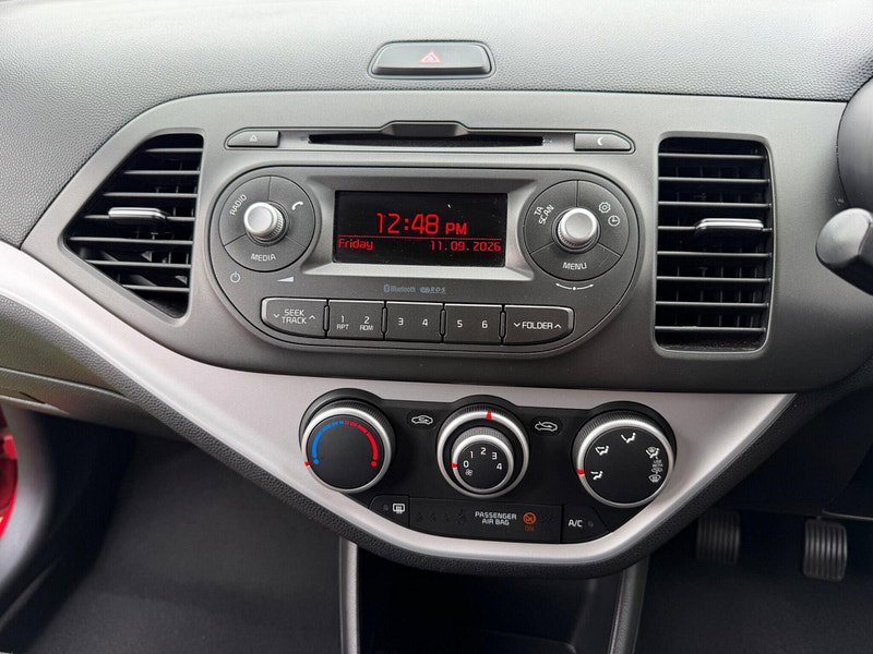 Kia Picanto 1.0 1 Air Hatchback 5dr Petrol Manual Euro 6 (65 bhp) 5dr Manual 2026