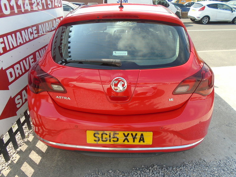 Vauxhall Astra 1.6i Elite Hatchback 5dr Petrol Manual Euro 6 (115 ps) 5dr Manual 2026