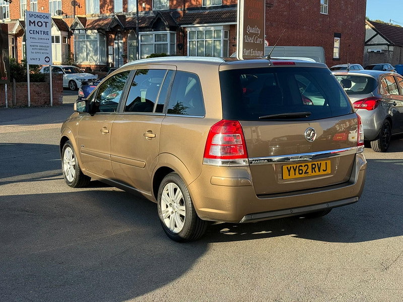 Vauxhall Zafira 1.6 16V Design Euro 5 5dr (SNav) 5dr Manual 2026