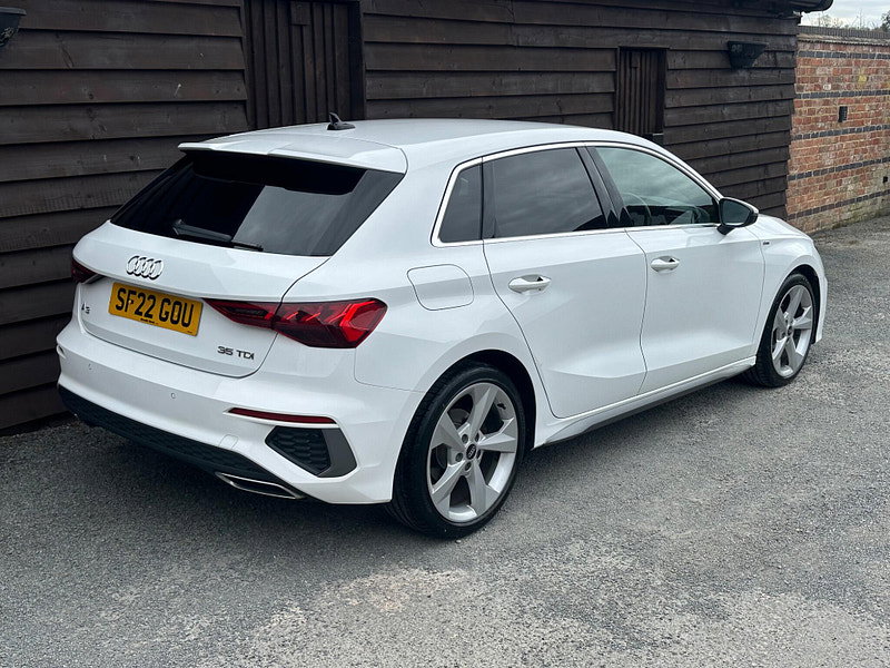 Audi A3 2.0 TDI 35 S line Sportback S Tronic Euro 6 (s/s) 5dr 5dr Automatic 2026