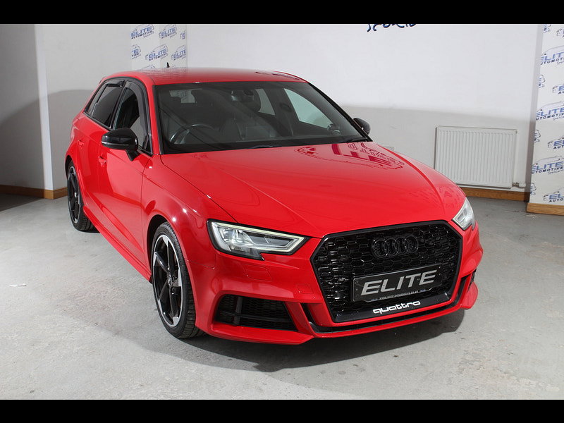 Audi S3 2.0 TFSI Black Edition Sportback 5dr Petrol S Tronic quattro Euro 6 (s/s) (310 ps)