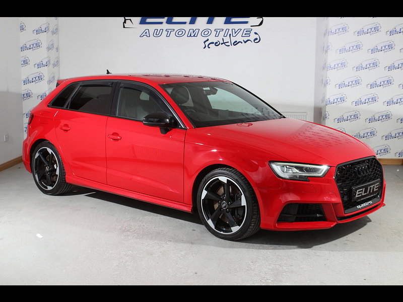 Audi S3 2.0 TFSI Black Edition Sportback 5dr Petrol S Tronic quattro Euro 6 (s/s) (310 ps)