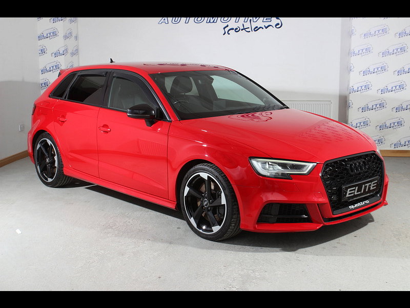 Audi S3 2.0 TFSI Black Edition Sportback 5dr Petrol S Tronic quattro Euro 6 (s/s) (310 ps)
