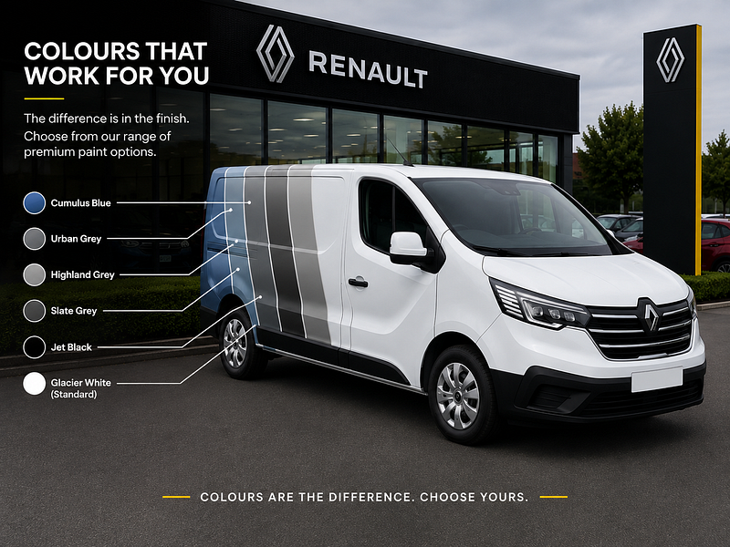 Renault Trafic 2.0 dCi Blue SL30 Advance Panel Van 5dr Diesel Manual L1 H1 Euro 6 (s/s) (130 ps)