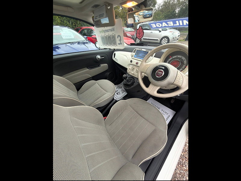 Fiat 500 1.2 Lounge Hatchback 3dr Petrol Manual Euro 5 (s/s) (69 bhp)