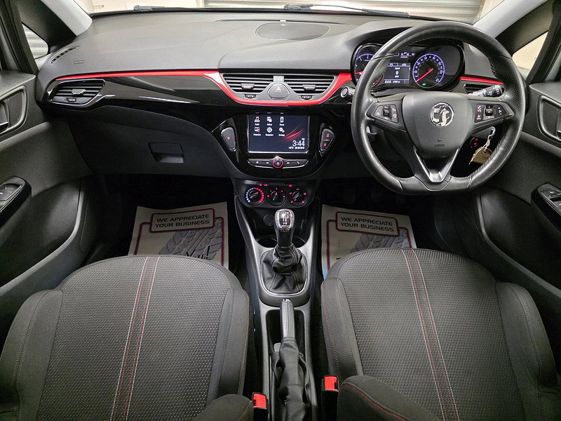 Vauxhall Corsa 1.4i ecoTEC SRi VX Line Nav Black Hatchback 5dr Petrol Manual Euro 6 (90 ps)