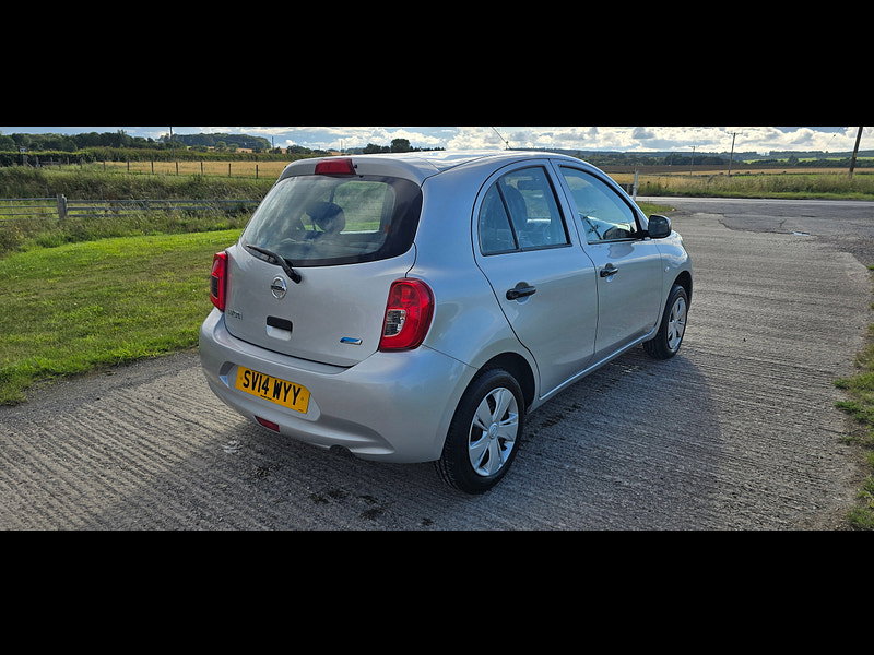 Nissan Micra 1.2 Visia Hatchback 5dr Petrol Manual Euro 5 (80 ps)