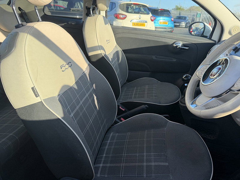 Fiat 500 1.2 Lounge Hatchback 3dr Petrol Manual Euro 6 (s/s) (69 bhp)