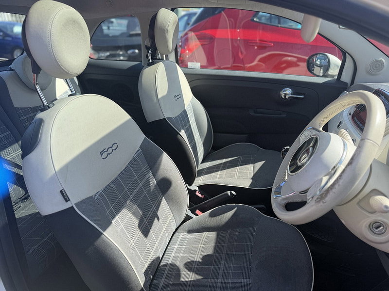 Fiat 500 1.2 Lounge Hatchback 3dr Petrol Manual Euro 6 (s/s) (69 bhp)