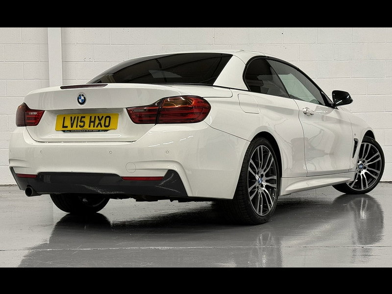 BMW 4 Series 2.0 420d M Sport Convertible 2dr Diesel Auto Euro 6 (s/s) (184 ps) M PACKAGE £4460 EXTRAS / P/SENSORS
