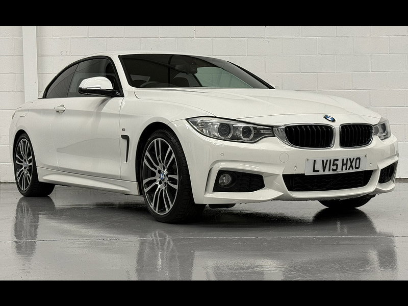 BMW 4 Series 2.0 420d M Sport Convertible 2dr Diesel Auto Euro 6 (s/s) (184 ps) M PACKAGE £4460 EXTRAS / P/SENSORS