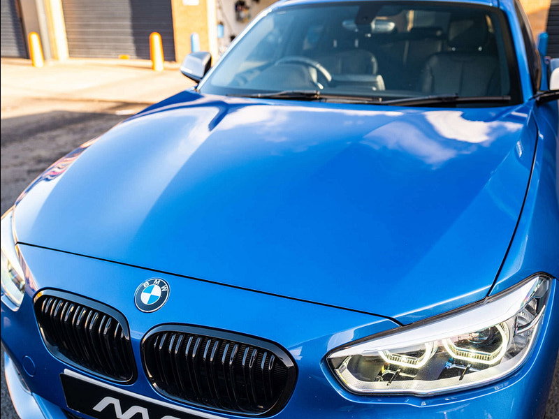 2018 BMW 1 Series in Estoril Blue, photo 40 of 71
