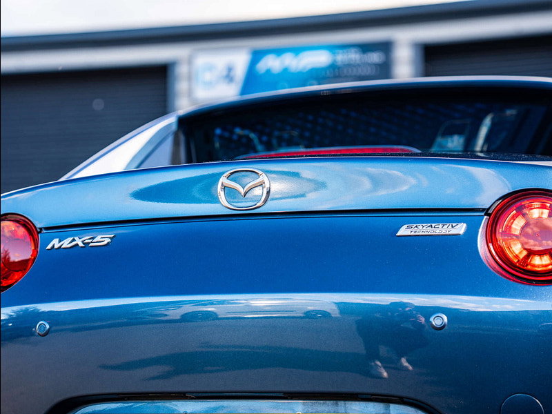 2018 Mazda MX-5 RF in Eternal Blue Mica, photo 75 of 91