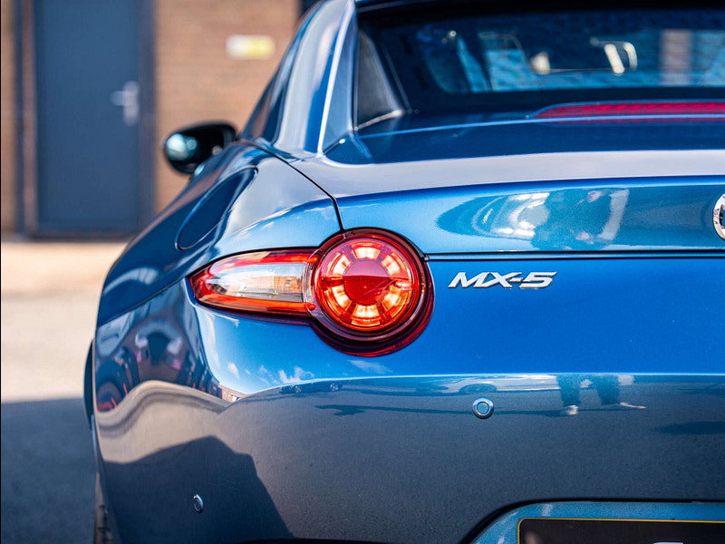 2018 Mazda MX-5 RF in Eternal Blue Mica, photo 74 of 91