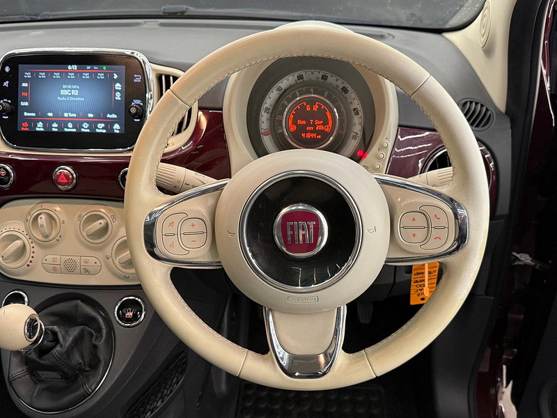 Fiat 500 1.2 Lounge Hatchback 3dr Petrol Manual Euro 6 (s/s) (69 bhp)