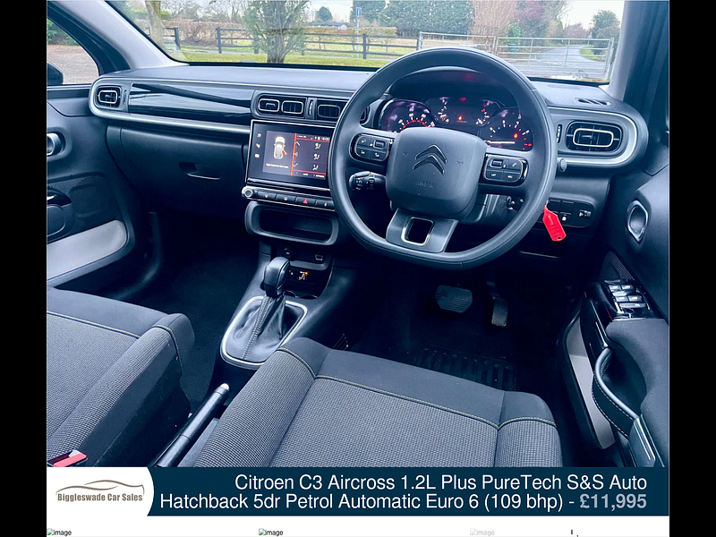 Citroen C3 Aircross 1.2L Plus PureTech S&S Auto Hatchback 5dr Petrol Automatic Euro 6 (109 bhp)