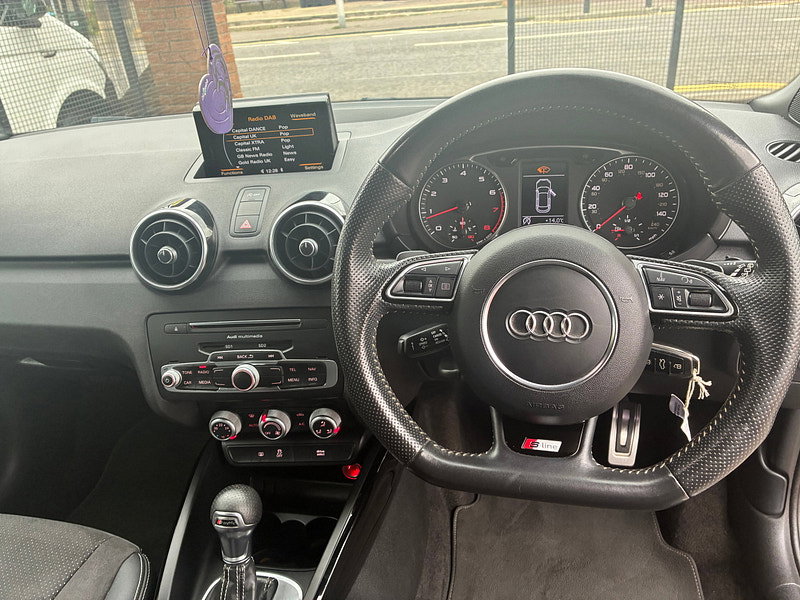 Audi A1 1.4 TFSI Black Edition Sportback 5dr Petrol S Tronic Euro 6 (s/s) (Nav) (125 ps)