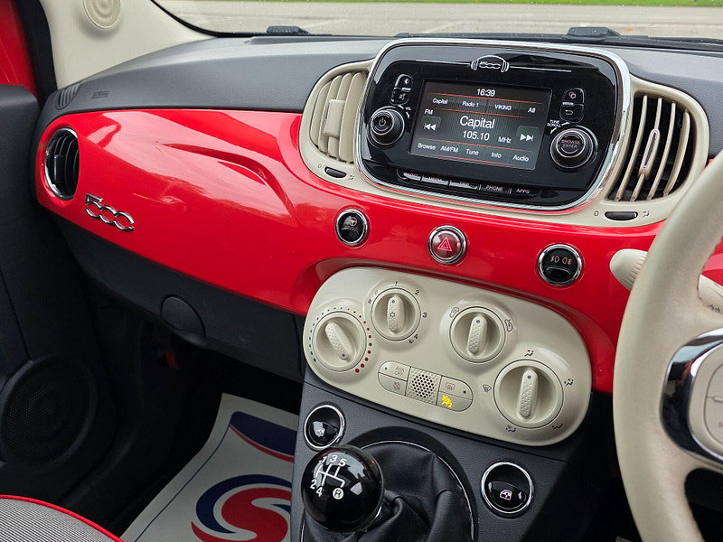Fiat 500 1.2 Lounge Euro 6 (s/s) 3dr
