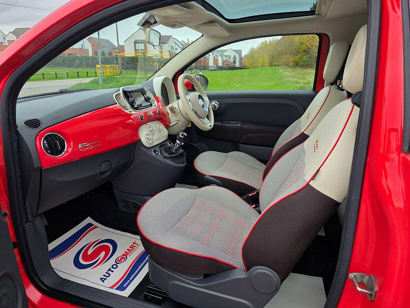 Fiat 500 1.2 Lounge Euro 6 (s/s) 3dr