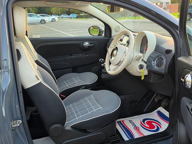 Fiat 500 1.2 Lounge Euro 6 (s/s) 3dr