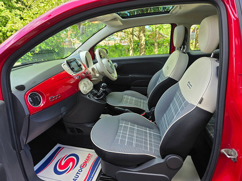 Fiat 500 1.2 Lounge Hatchback 3dr Petrol Manual Euro 6 (s/s) (69 bhp)