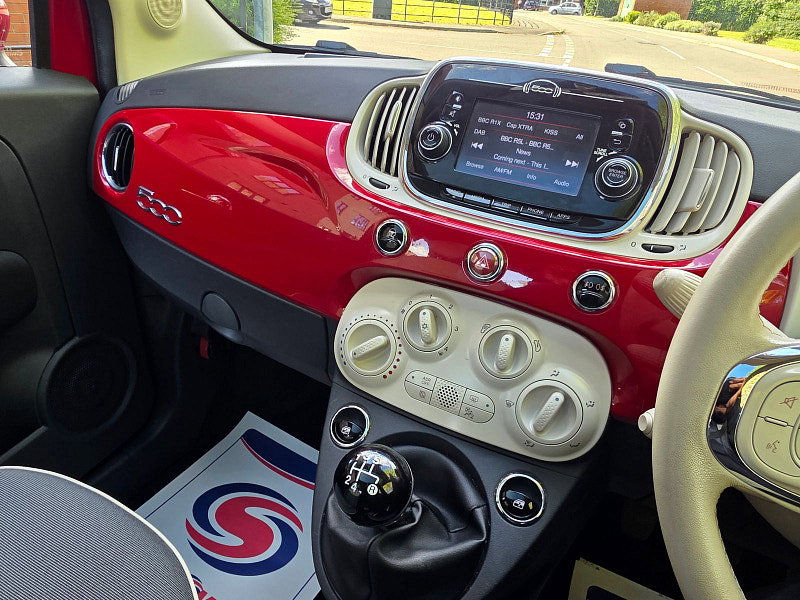 Fiat 500 1.2 Lounge Hatchback 3dr Petrol Manual Euro 6 (s/s) (69 bhp)