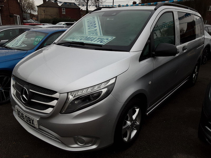 Mercedes-Benz Vito 2.1 119 CDI BlueTEC Sport Crew Van G-Tronic+ RWD L1 Euro 6 (s/s) 5dr 5dr Automatic 2026