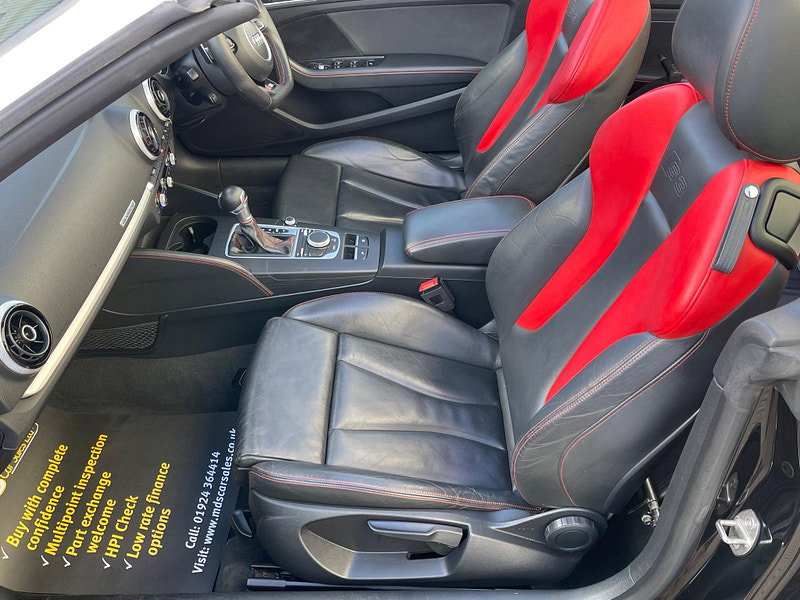 Audi S3 2.0 TFSI Cabriolet S Tronic quattro Euro 6 (s/s) 2dr (Nav)