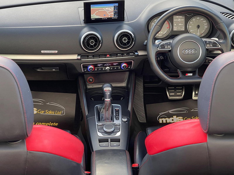 Audi S3 2.0 TFSI Cabriolet S Tronic quattro Euro 6 (s/s) 2dr (Nav)