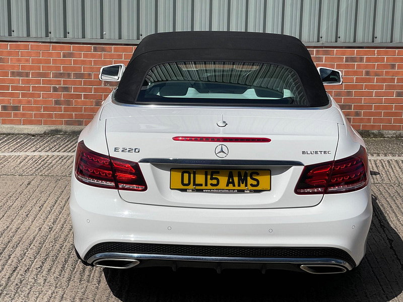 Mercedes-Benz E Class 2.1 E220 BlueTEC AMG Line Cabriolet G-Tronic+ Euro 6 (s/s) 2dr